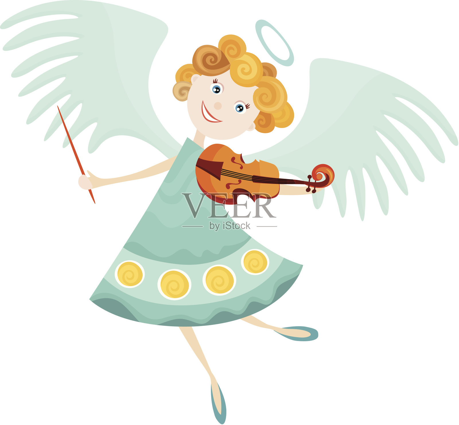 天使插画图片素材