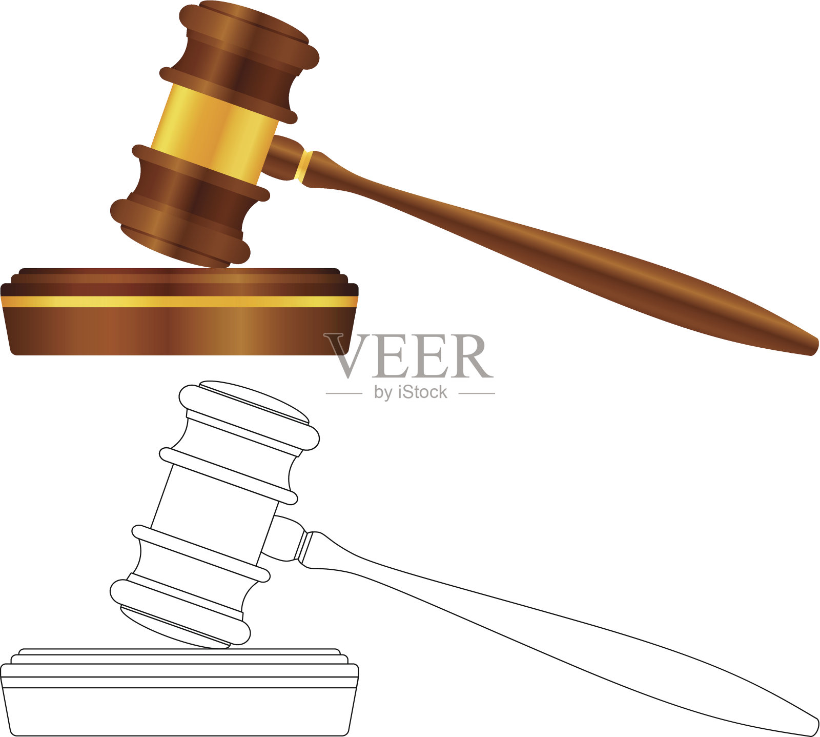 槌子插画图片素材