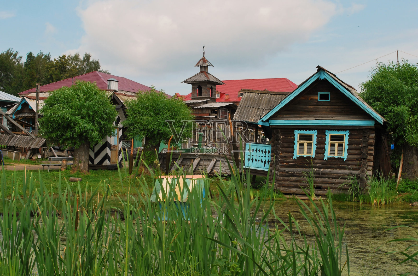 古老的村庄照片摄影图片