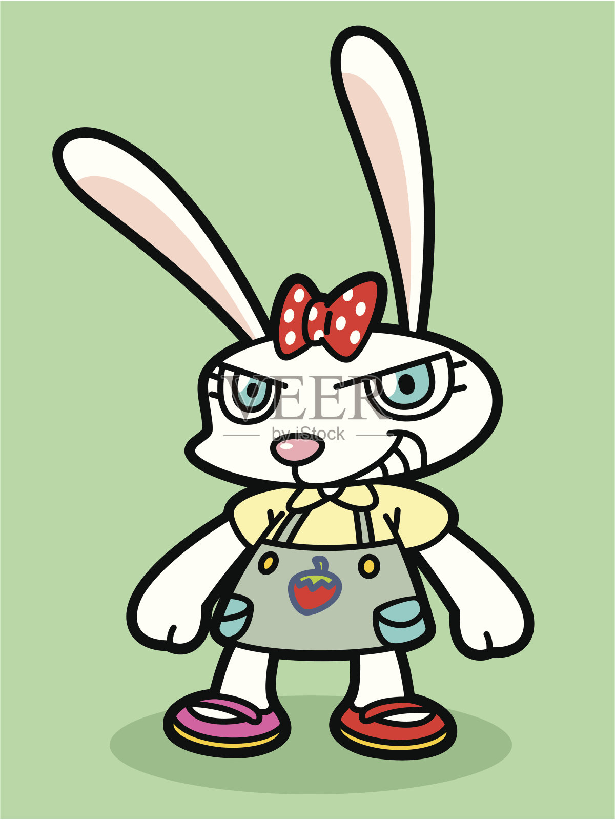 兔子卡通插画图片素材