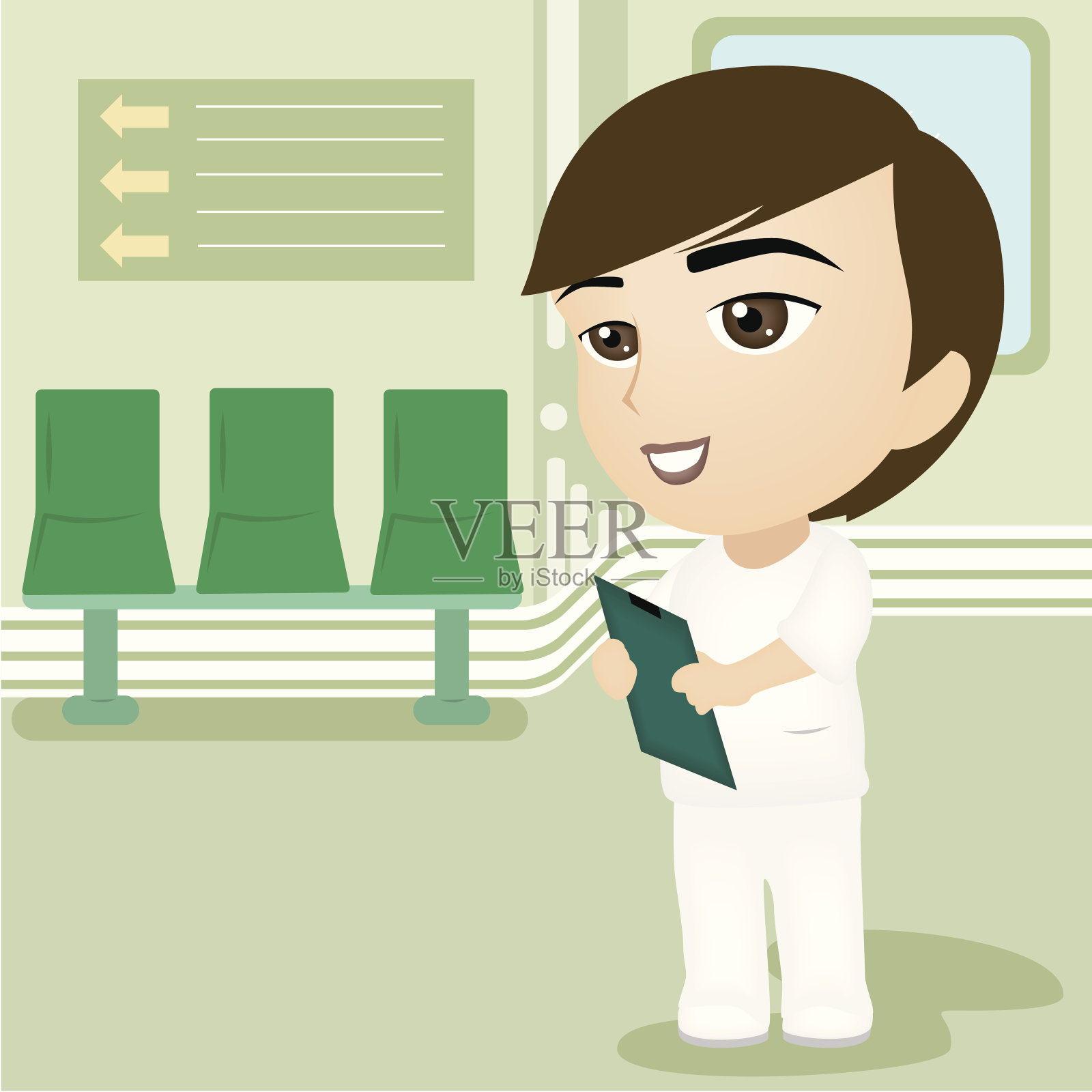 男护士插画图片素材