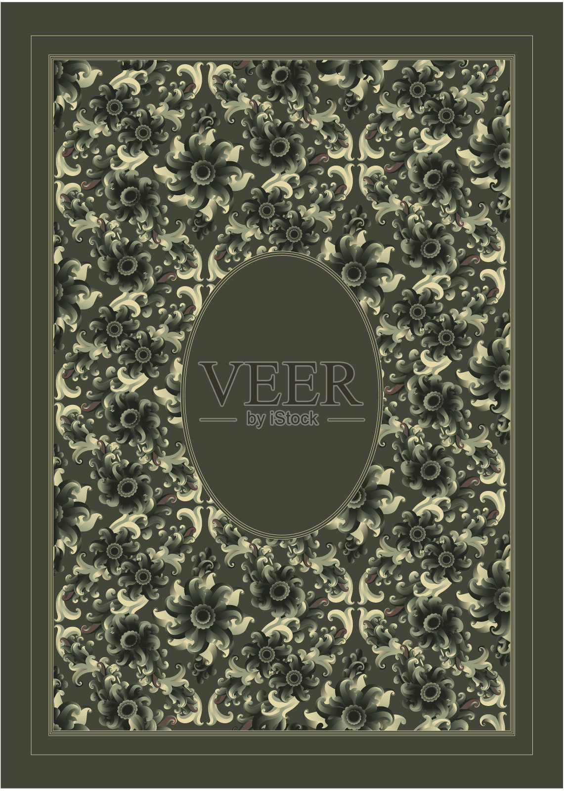 复古帧-向量插画图片素材