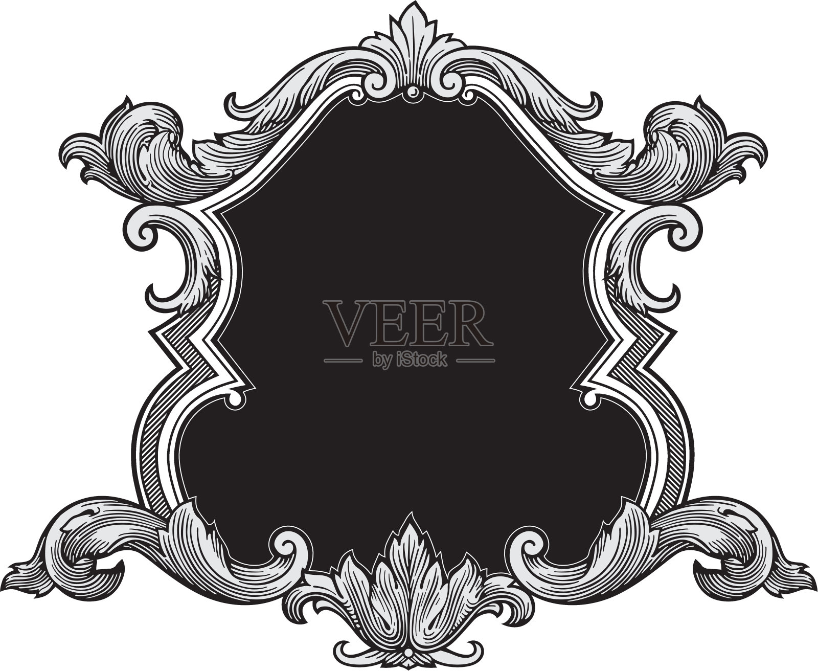 晚上框架向量插画图片素材