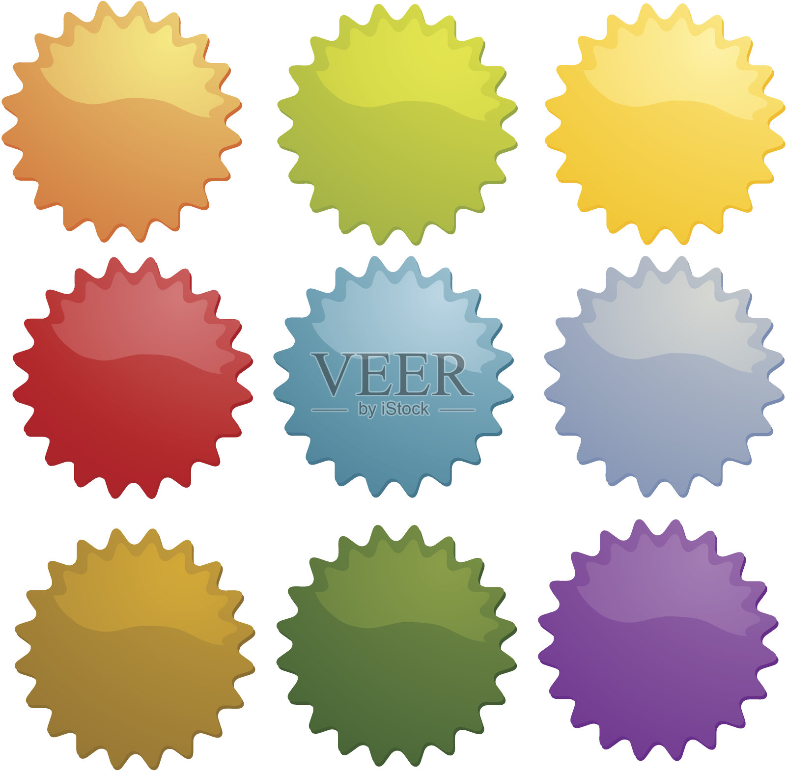 纹章印章插图符号插画图片素材