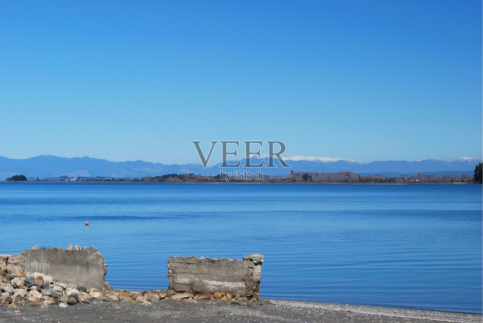 破碎墙，塔普湾，塔斯曼，新西兰照片摄影图片