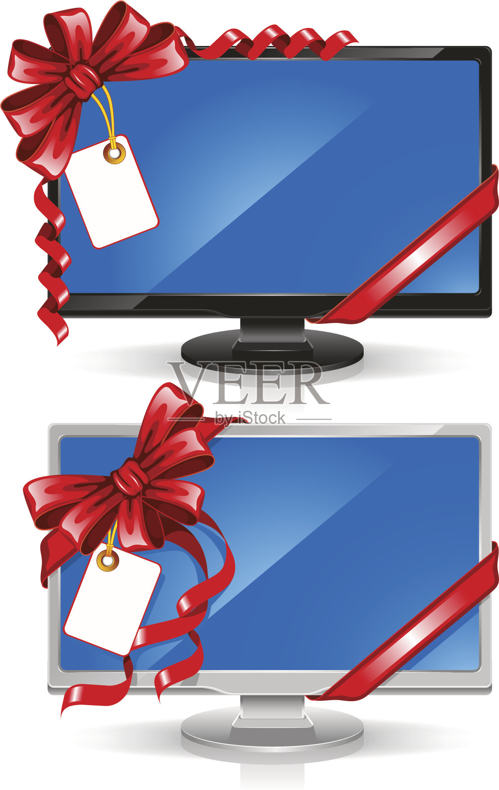 宽屏显示器插画图片素材