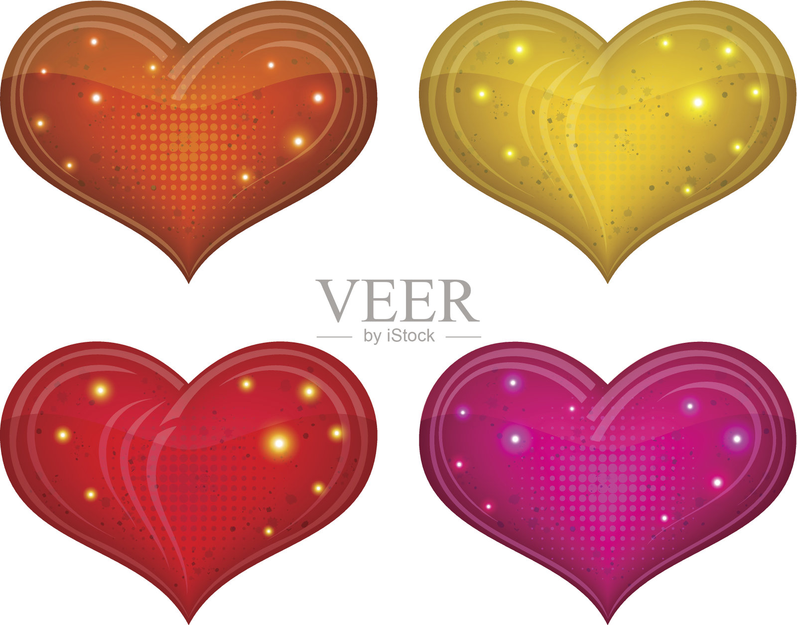 情人节的心,插画图片素材