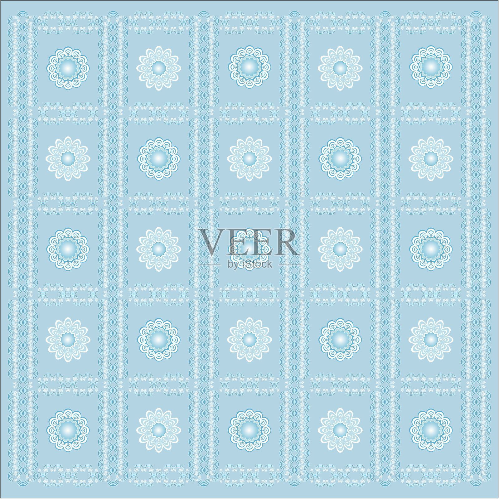 装饰墙纸。插画图片素材