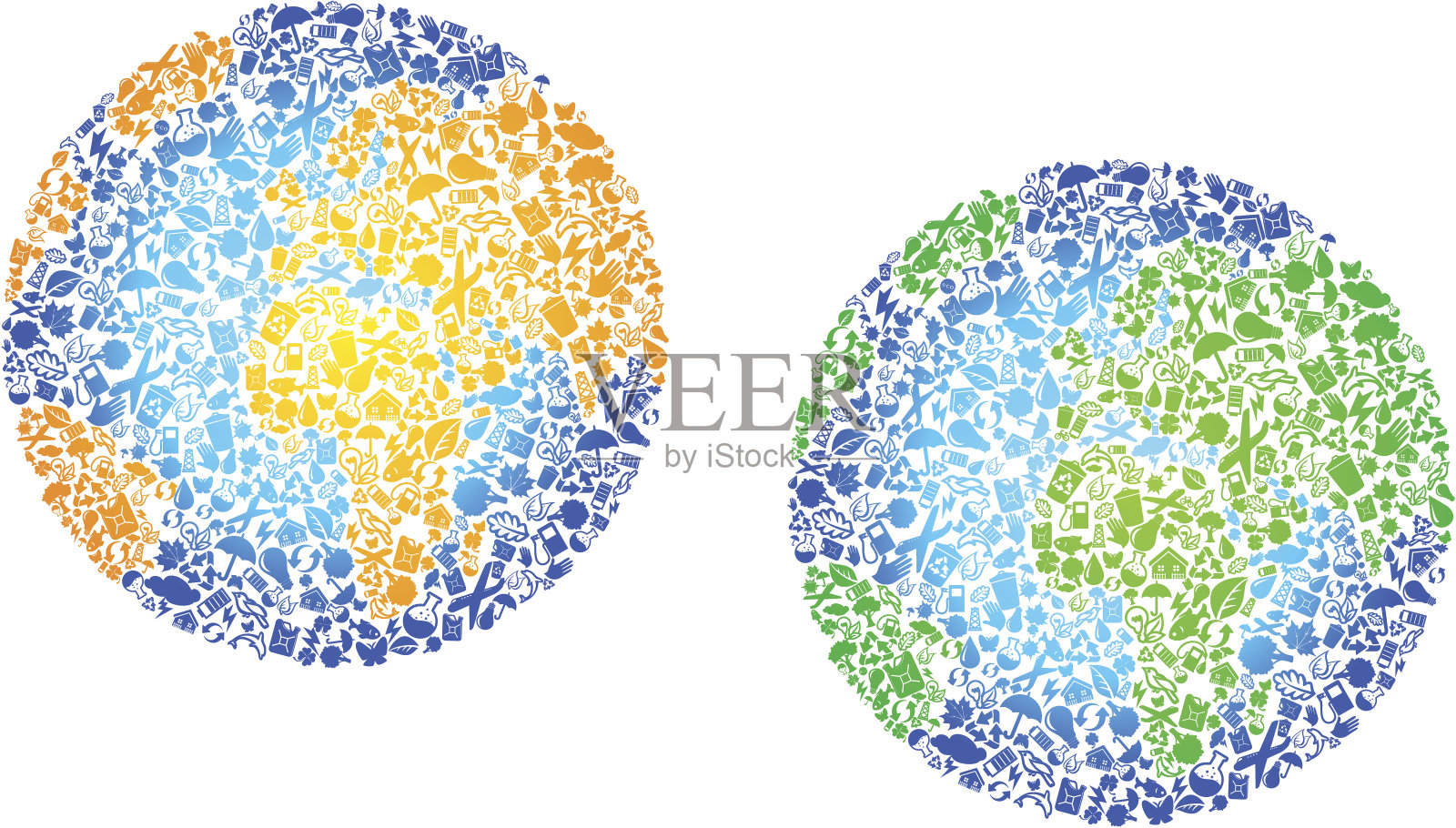 生态系统概念插画图片素材