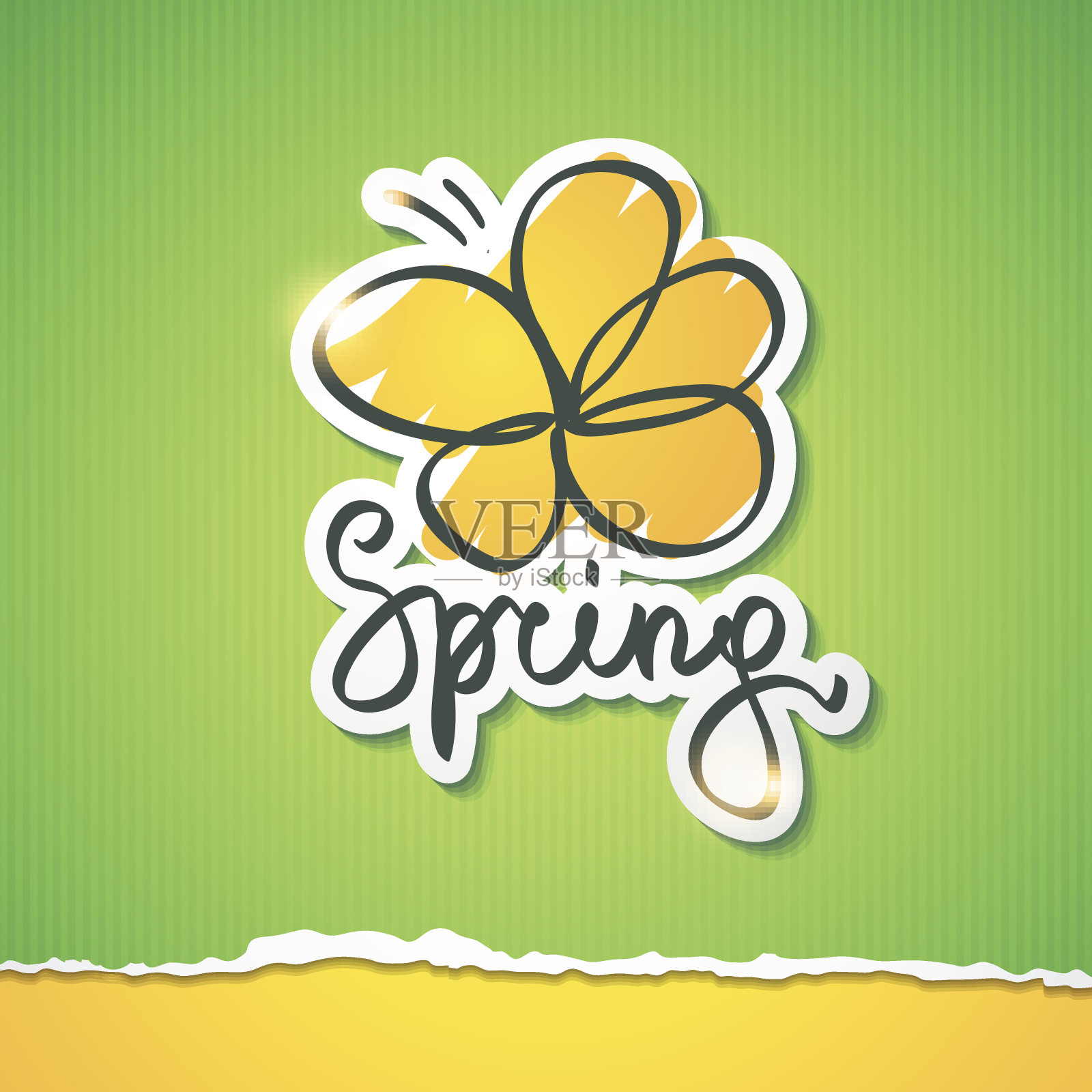 春天插图，向量eps 10插画图片素材