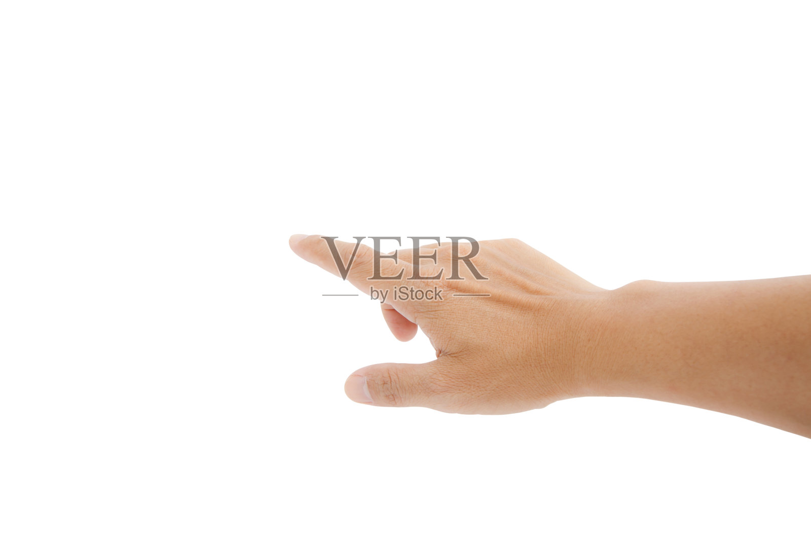 人手孤立在白色照片摄影图片