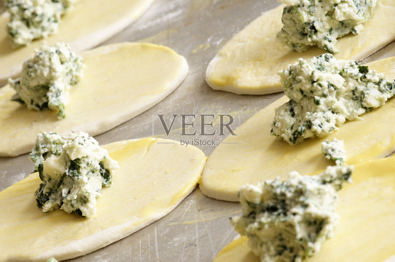 制作美味的松饼照片摄影图片