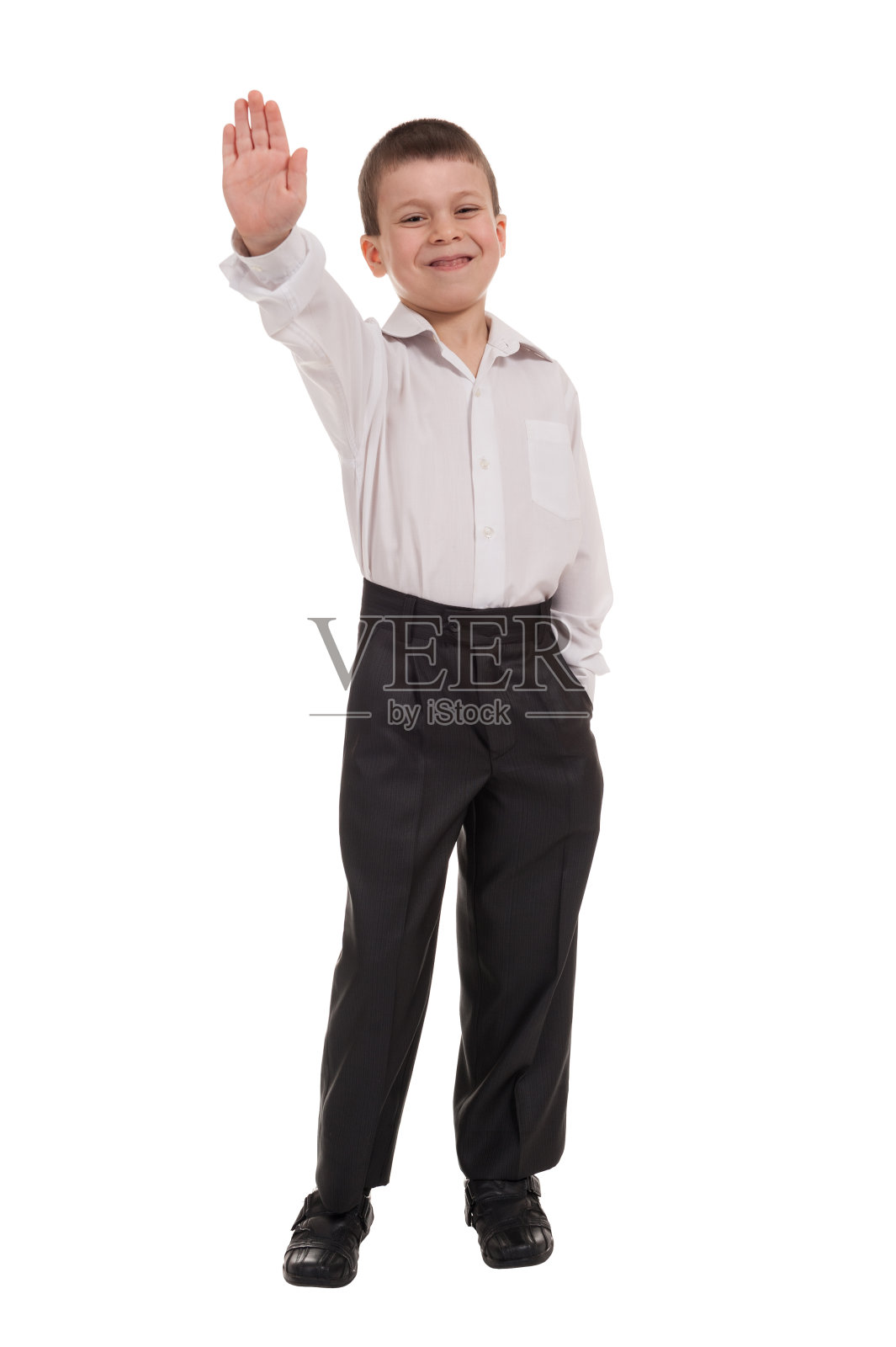 白衣商人照片摄影图片