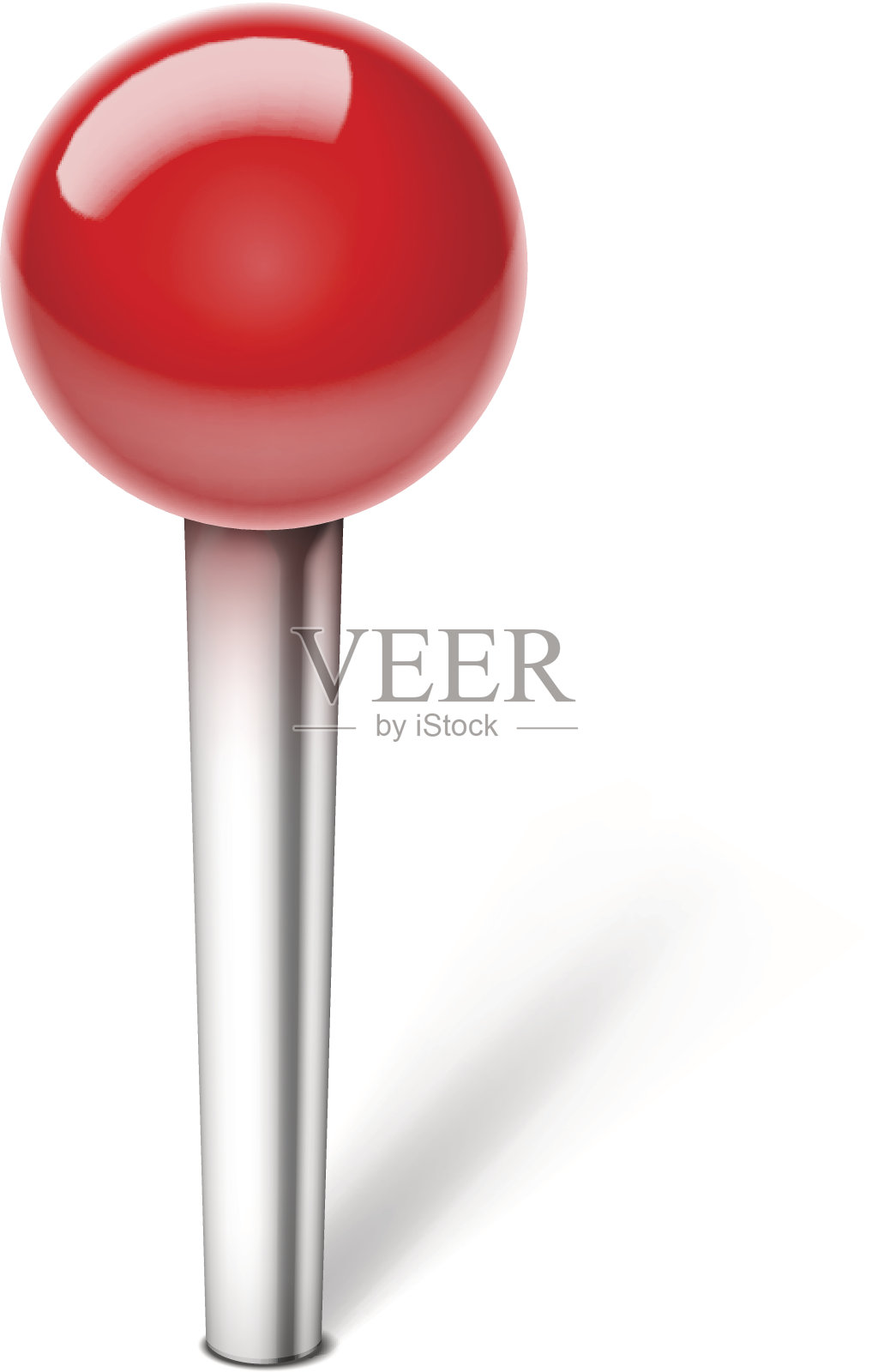 大头针图标是红色的地图和地方插画图片素材