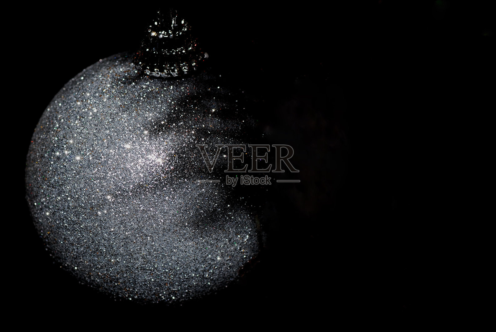 黑色圣诞舞会照片摄影图片