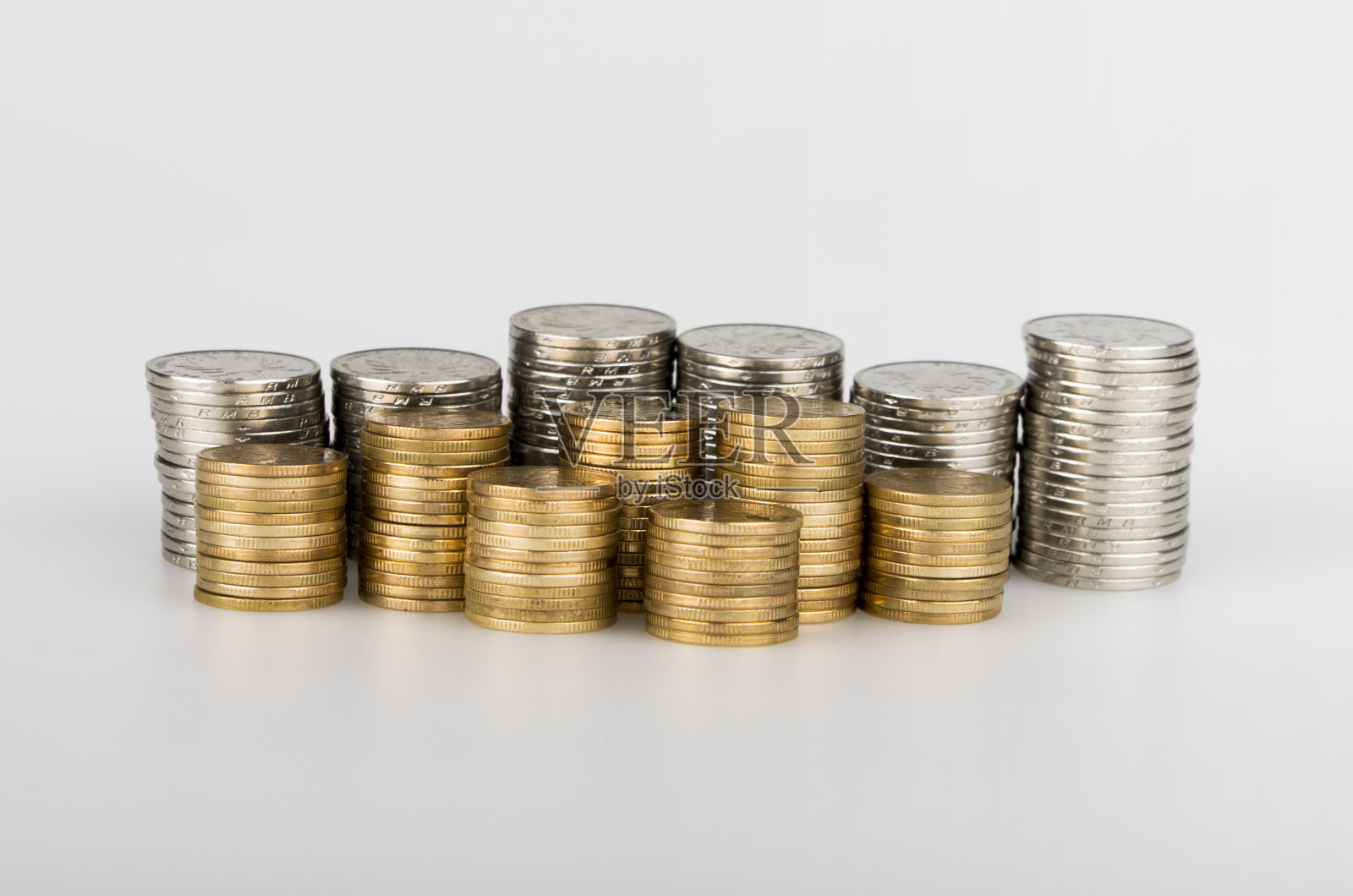 堆栈的硬币照片摄影图片