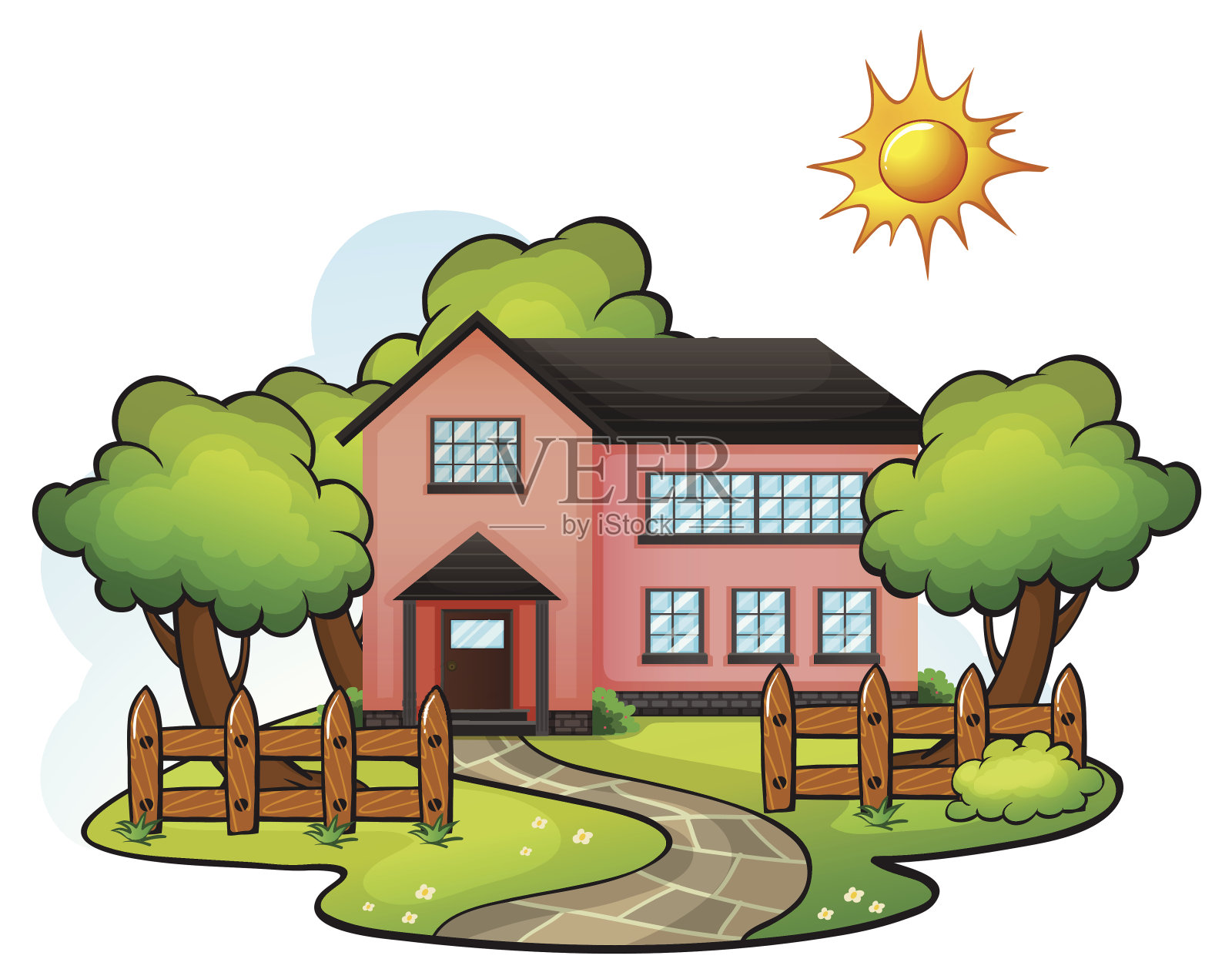 房子插画图片素材