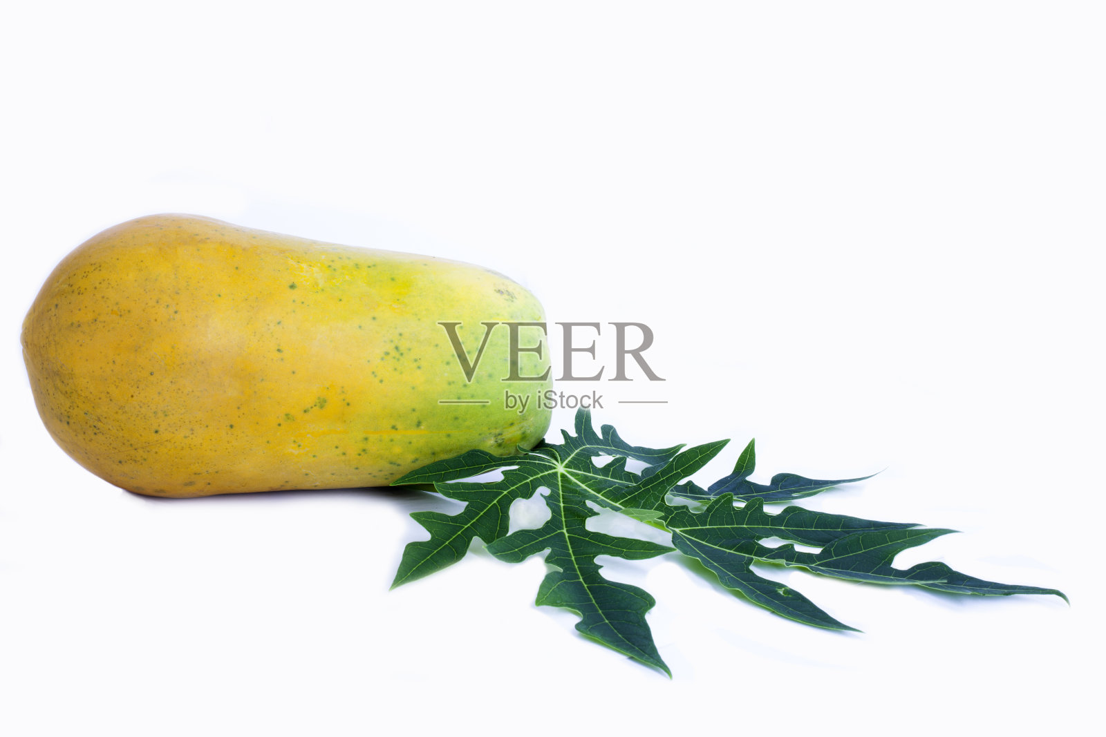 白底木瓜照片摄影图片