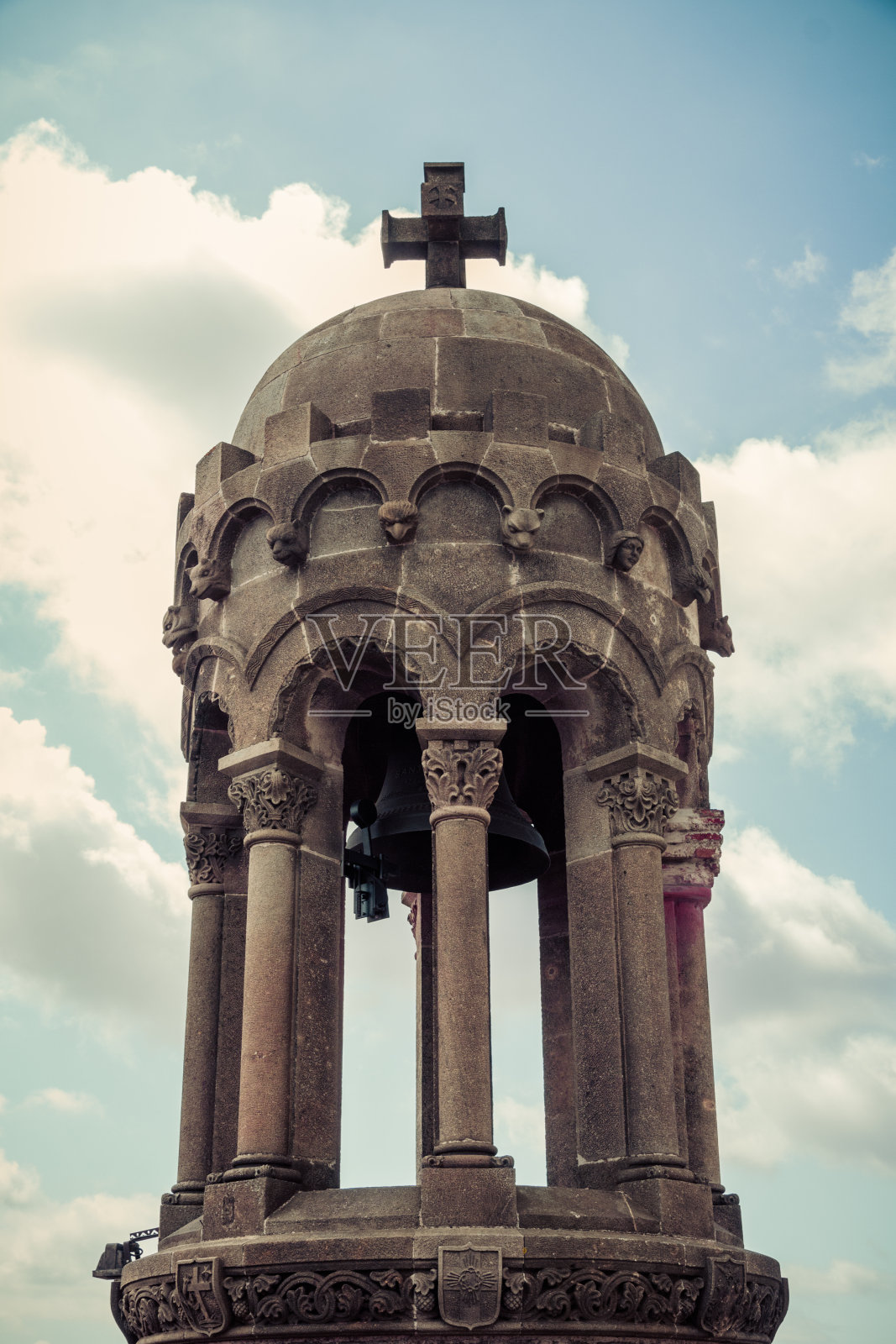 教会的神圣Heart.Tibidabo。巴塞罗那。照片摄影图片