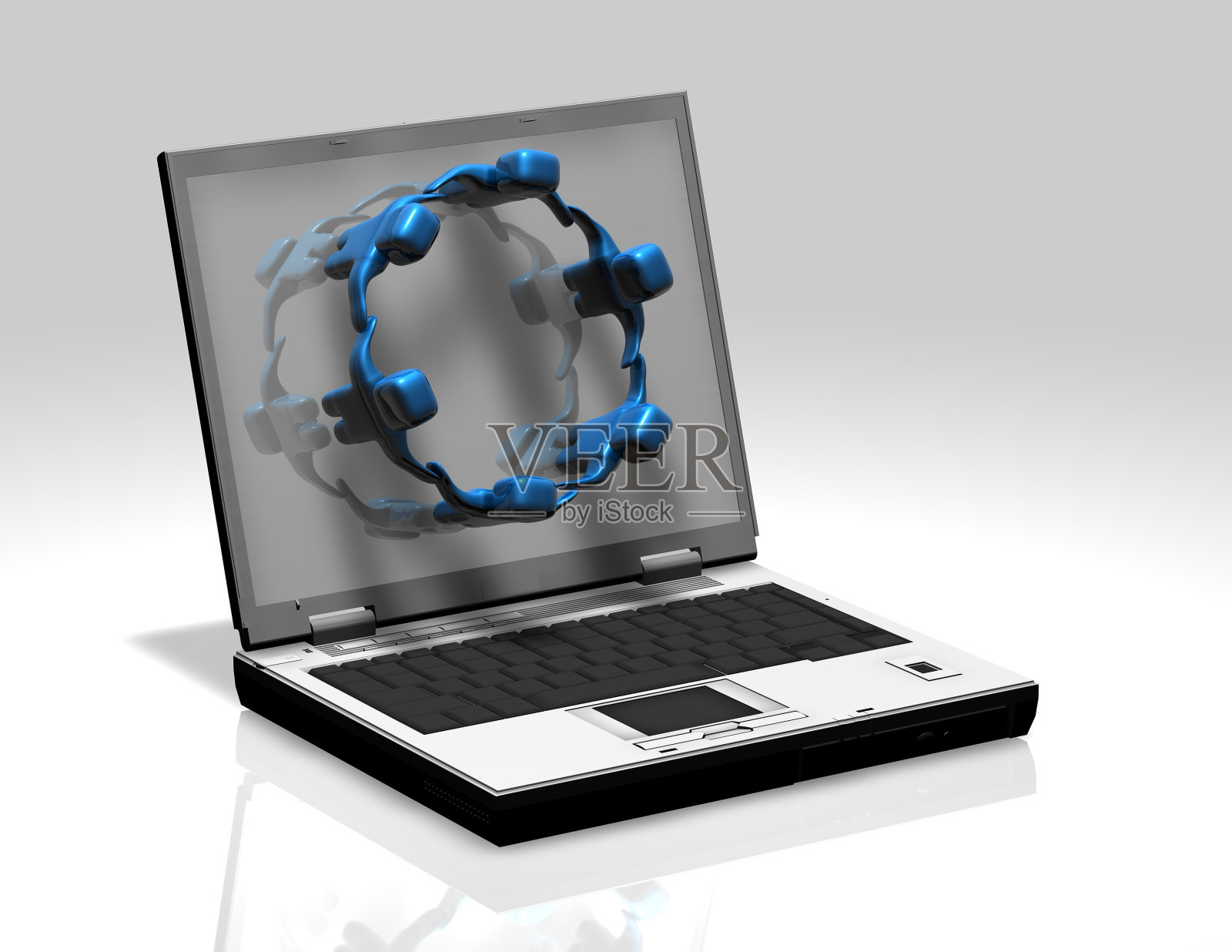 在线交流、社交网络和媒体概念照片摄影图片