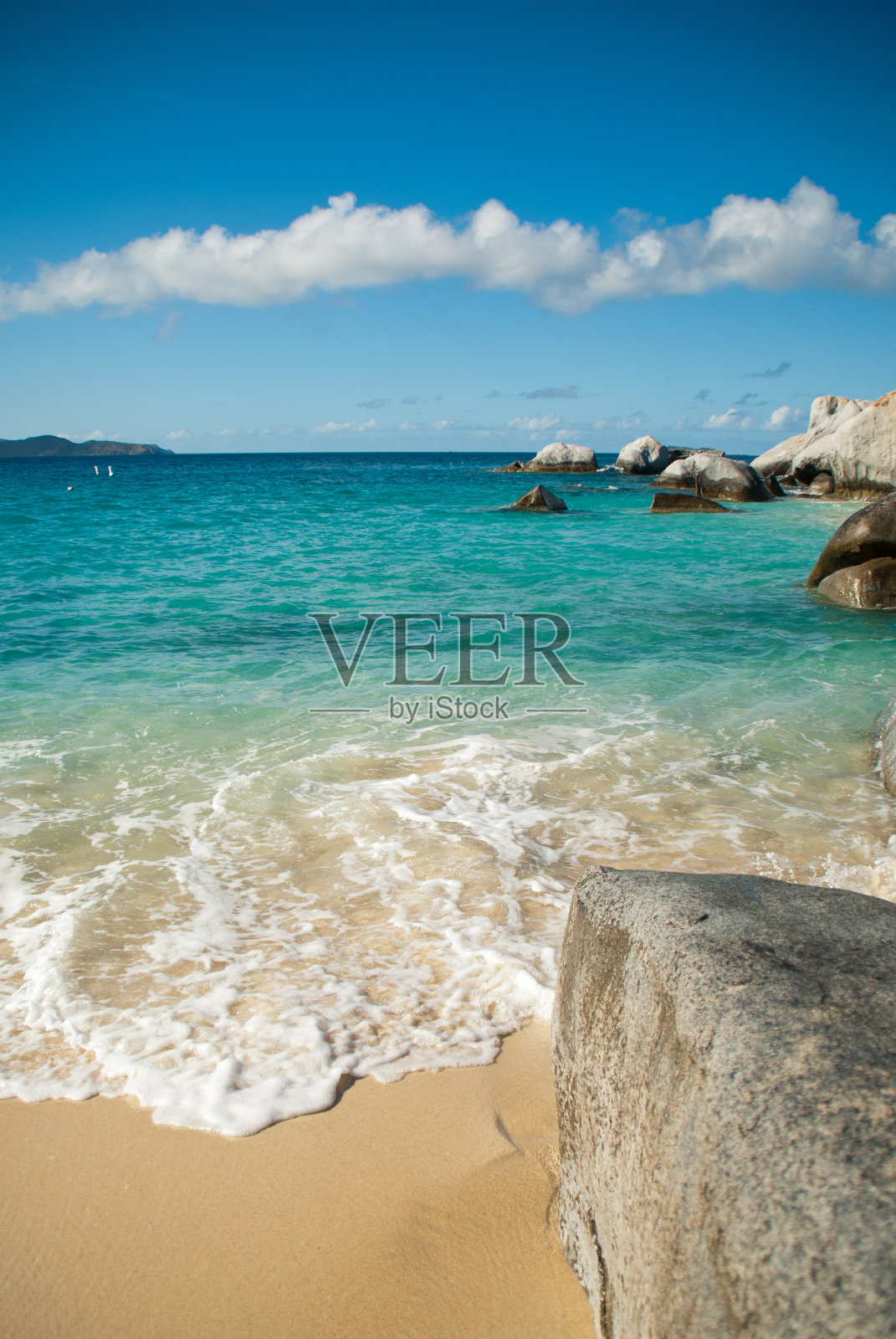 英属维尔京群岛海岸线照片摄影图片