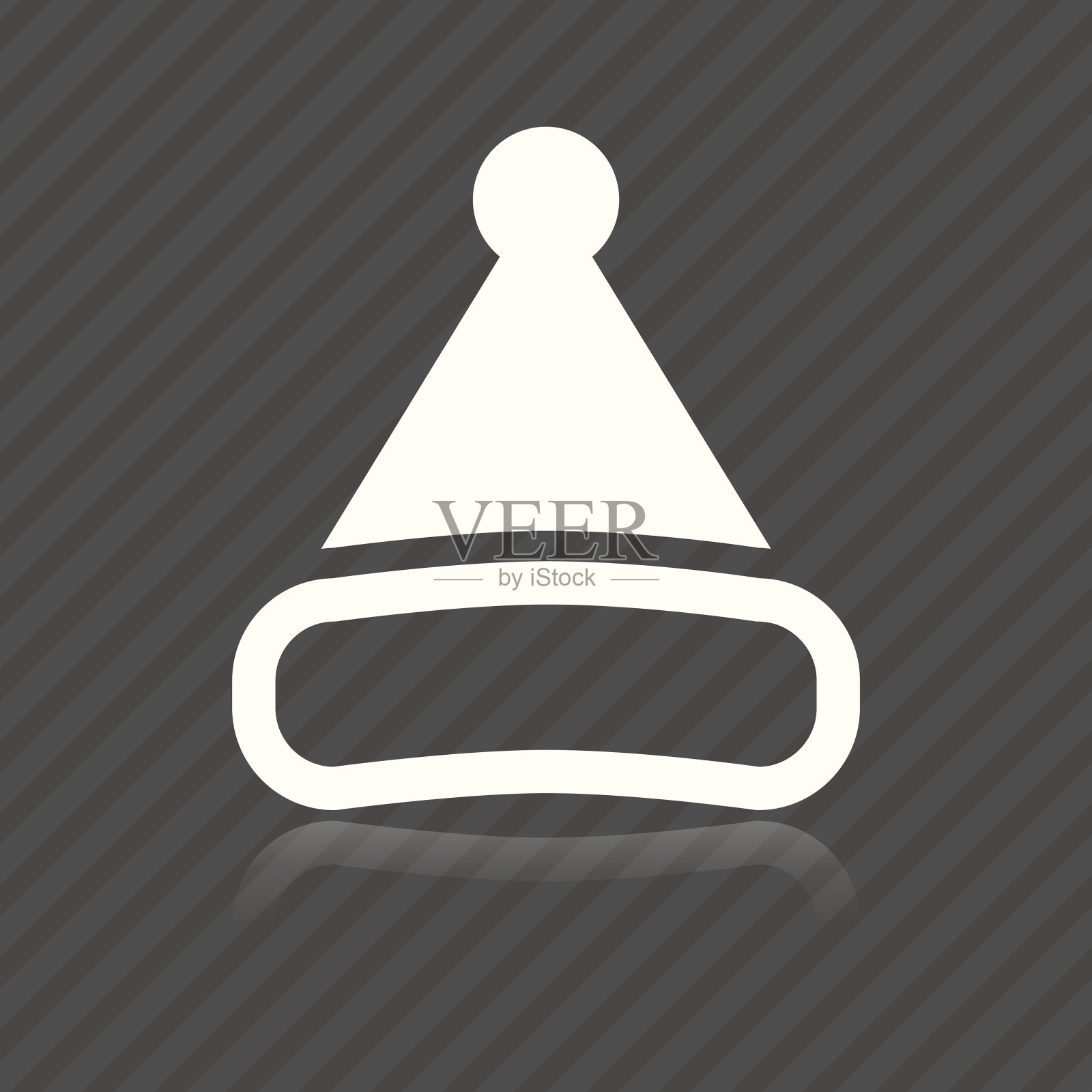 圣诞老人的帽子设计元素图片