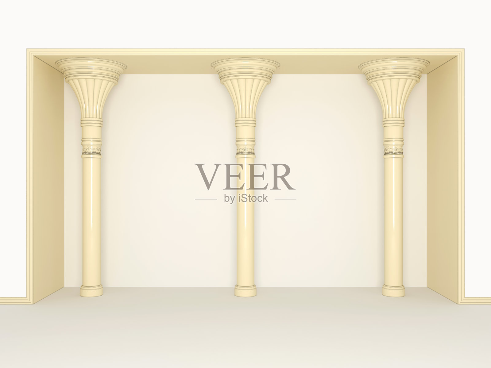 带立柱的经典门照片摄影图片