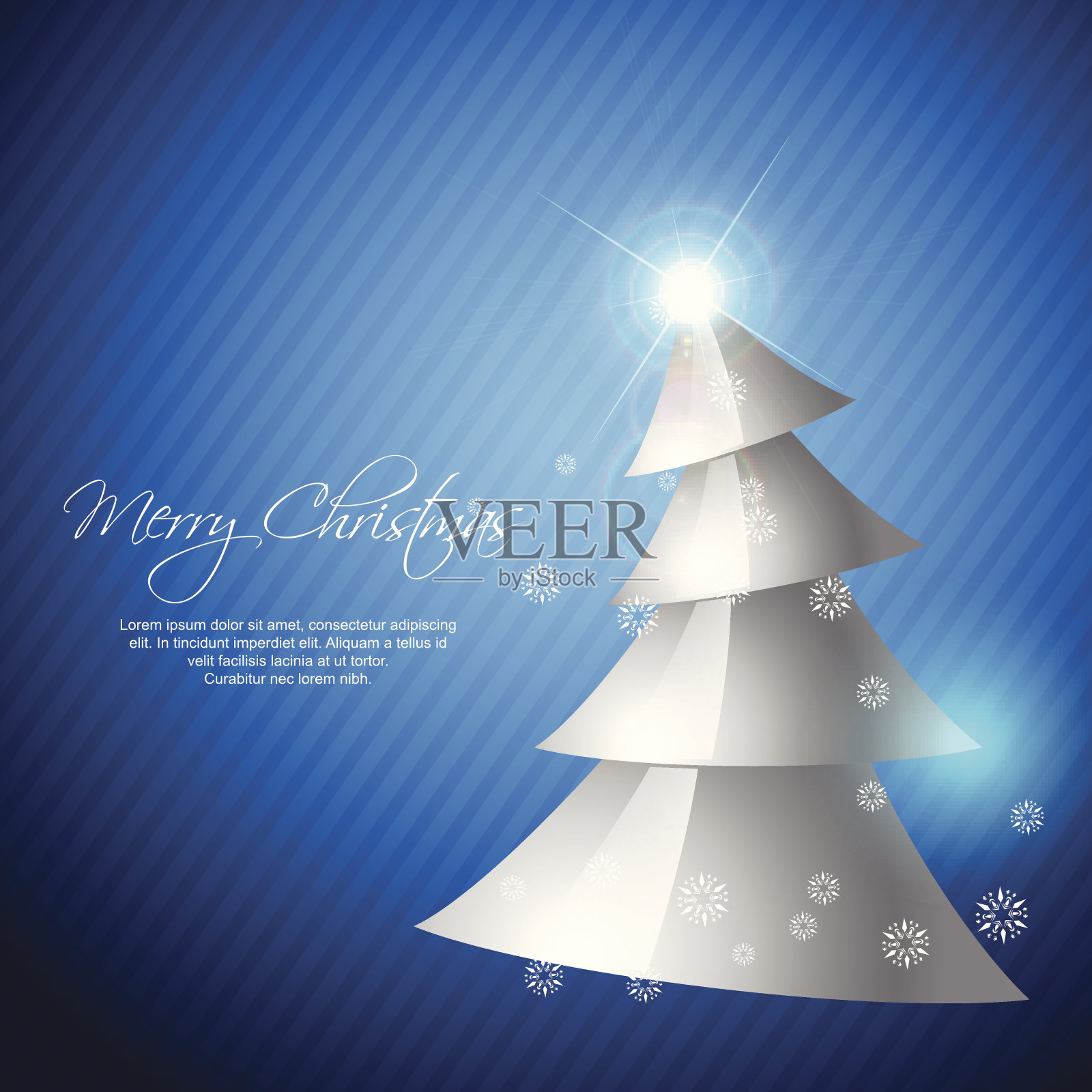 圣诞树设计模板素材