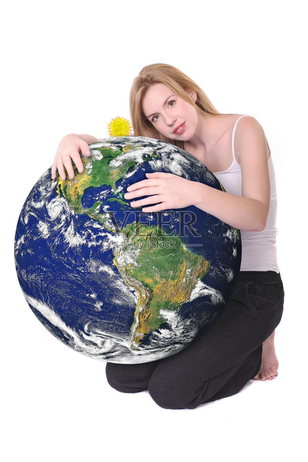 世界在我怀中照片摄影图片