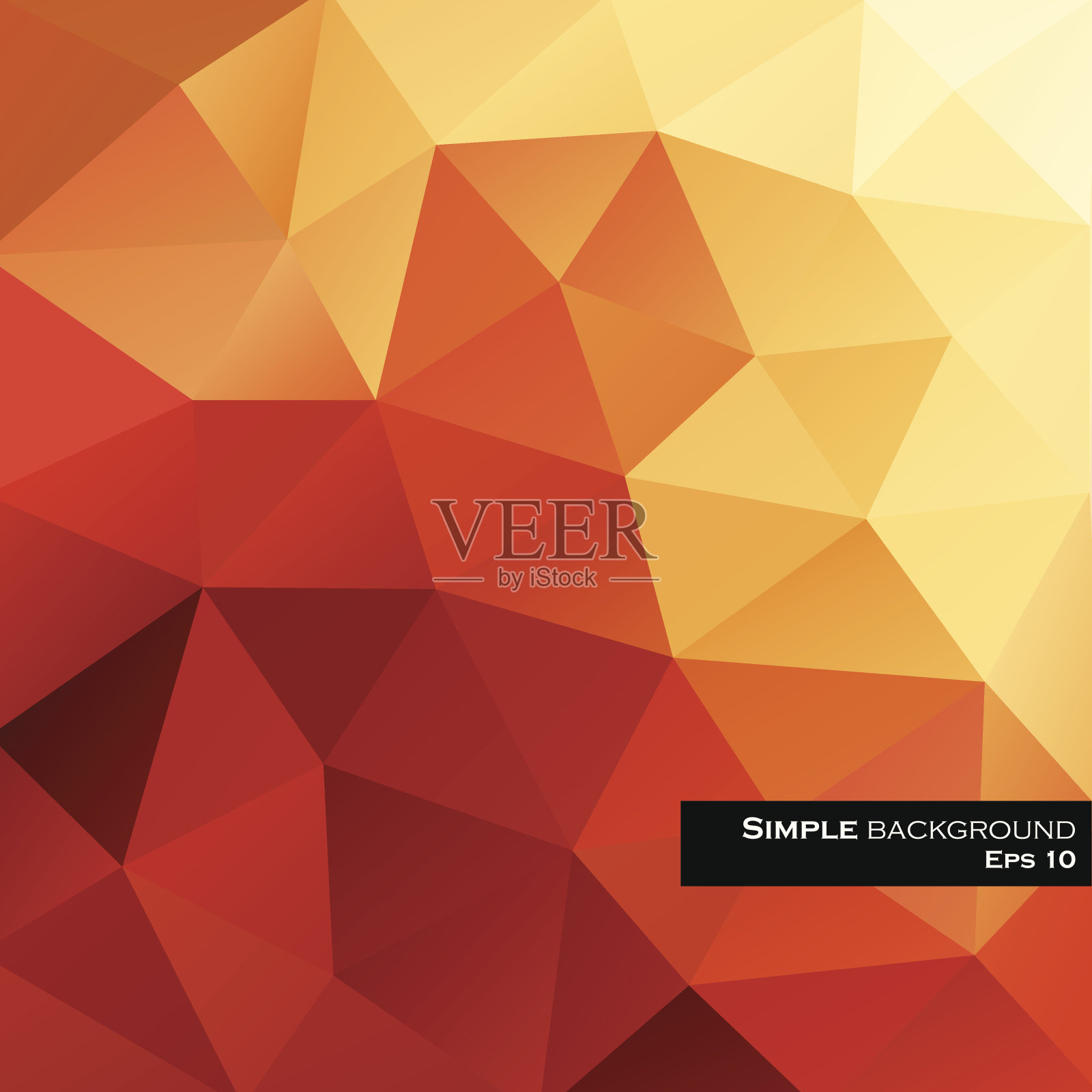 三角形抽象画有许多大小和阴影的三角形的抽象画插画图片素材