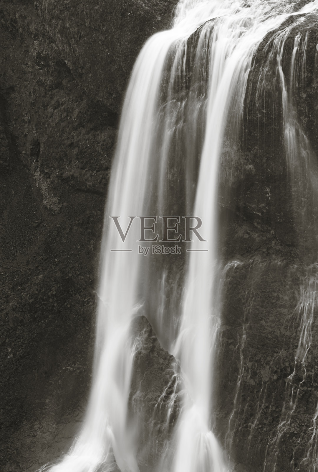 冰岛拉卡加的法格福斯瀑布细节照片摄影图片