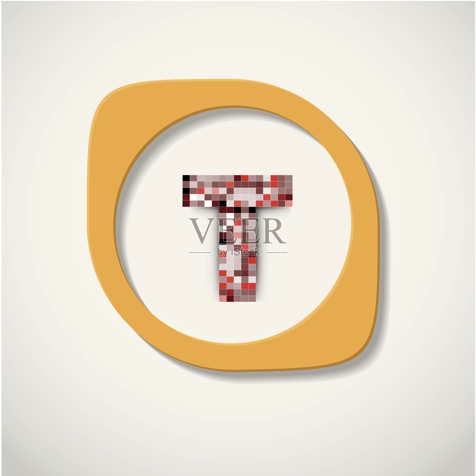 字母t向量插画图片素材