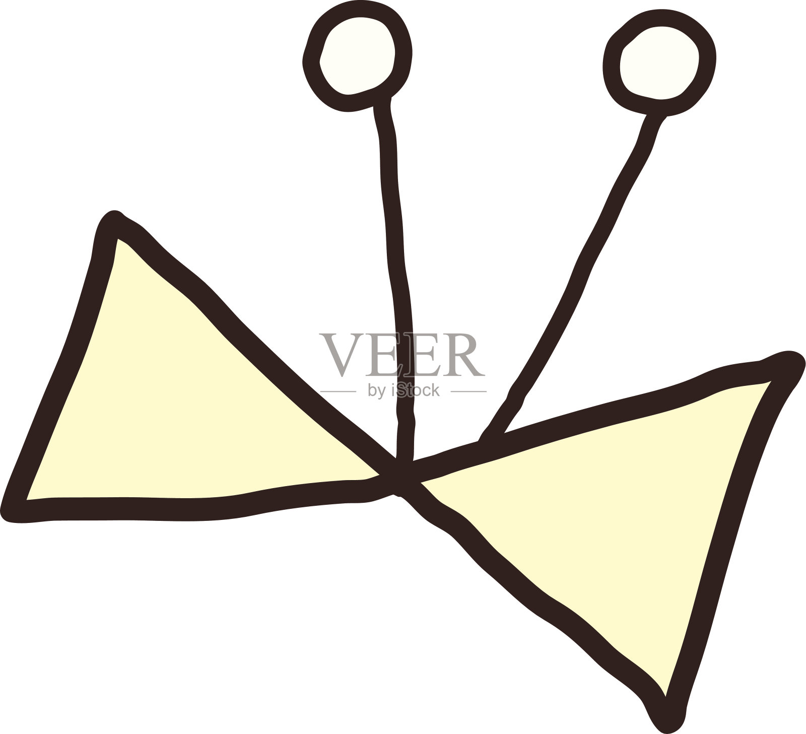 的蝴蝶插画图片素材