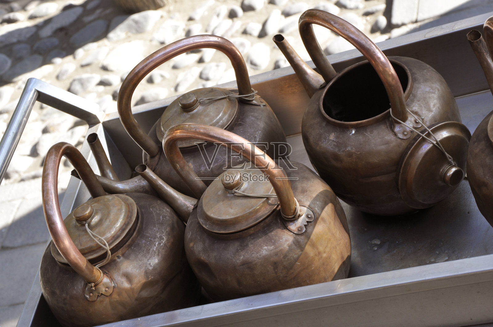 中国的青铜茶壶照片摄影图片