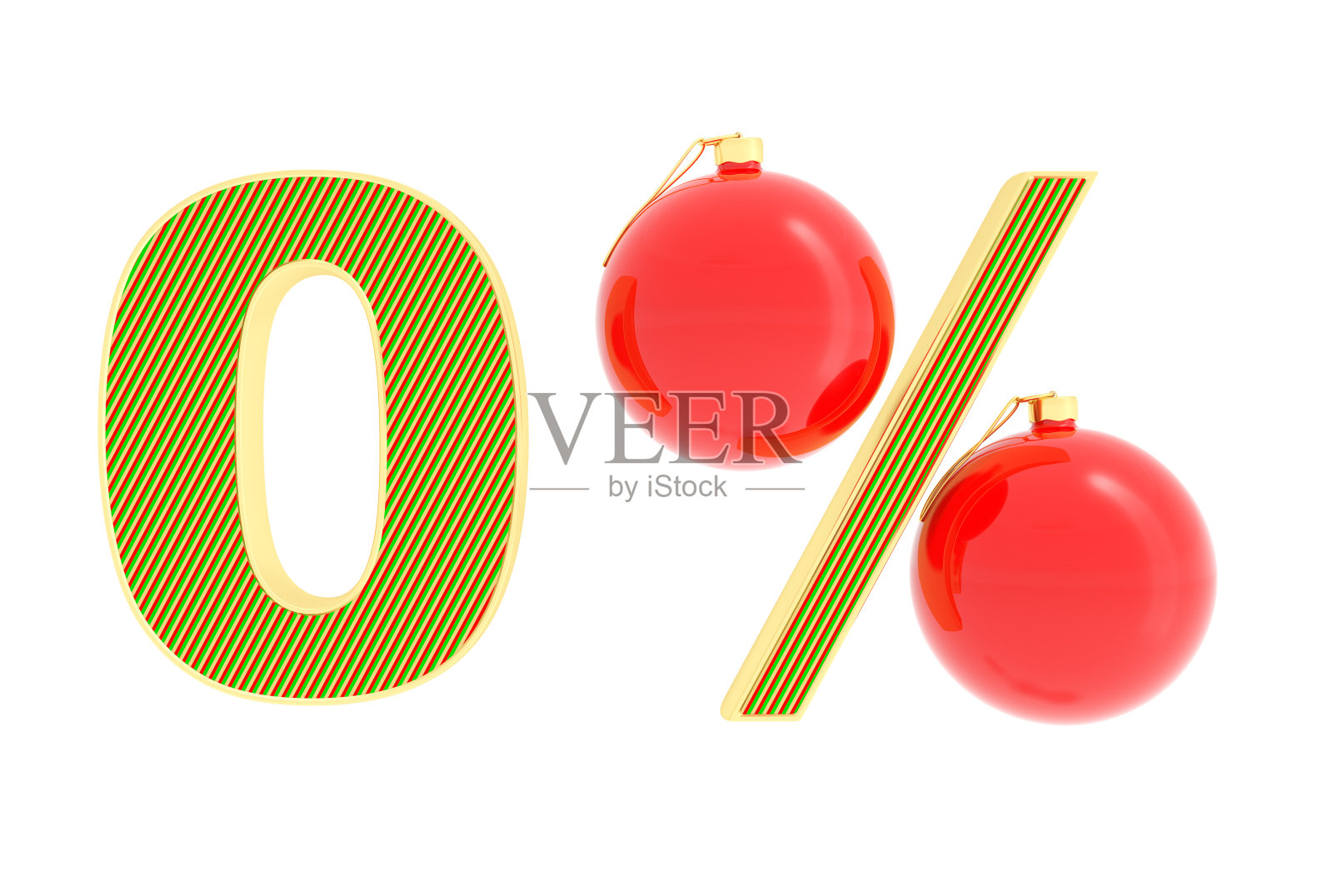 圣诞节的百分之零照片摄影图片