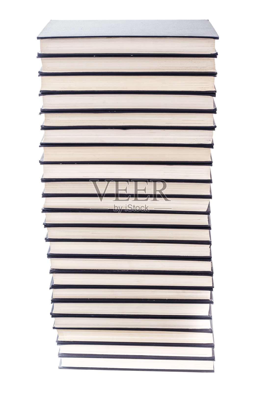 一堆精装的深蓝色书籍照片摄影图片