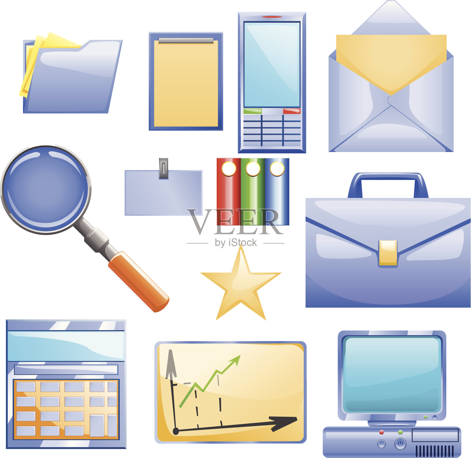 说明业务设置与不同的东西为工作图标素材