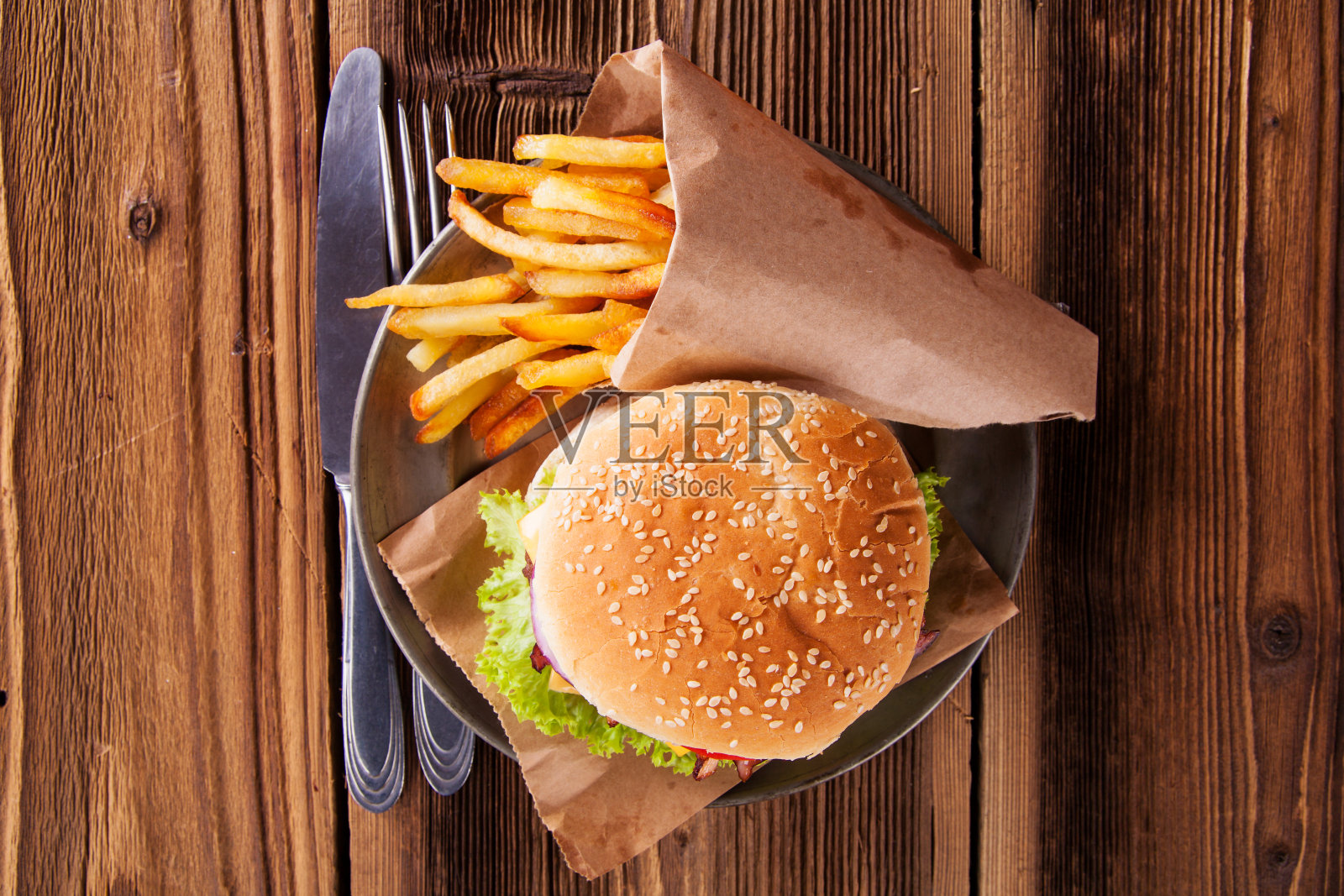 新鲜的汉堡包照片摄影图片