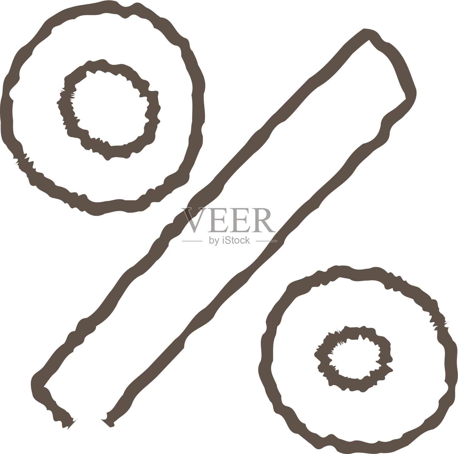 百分比符号插画图片素材