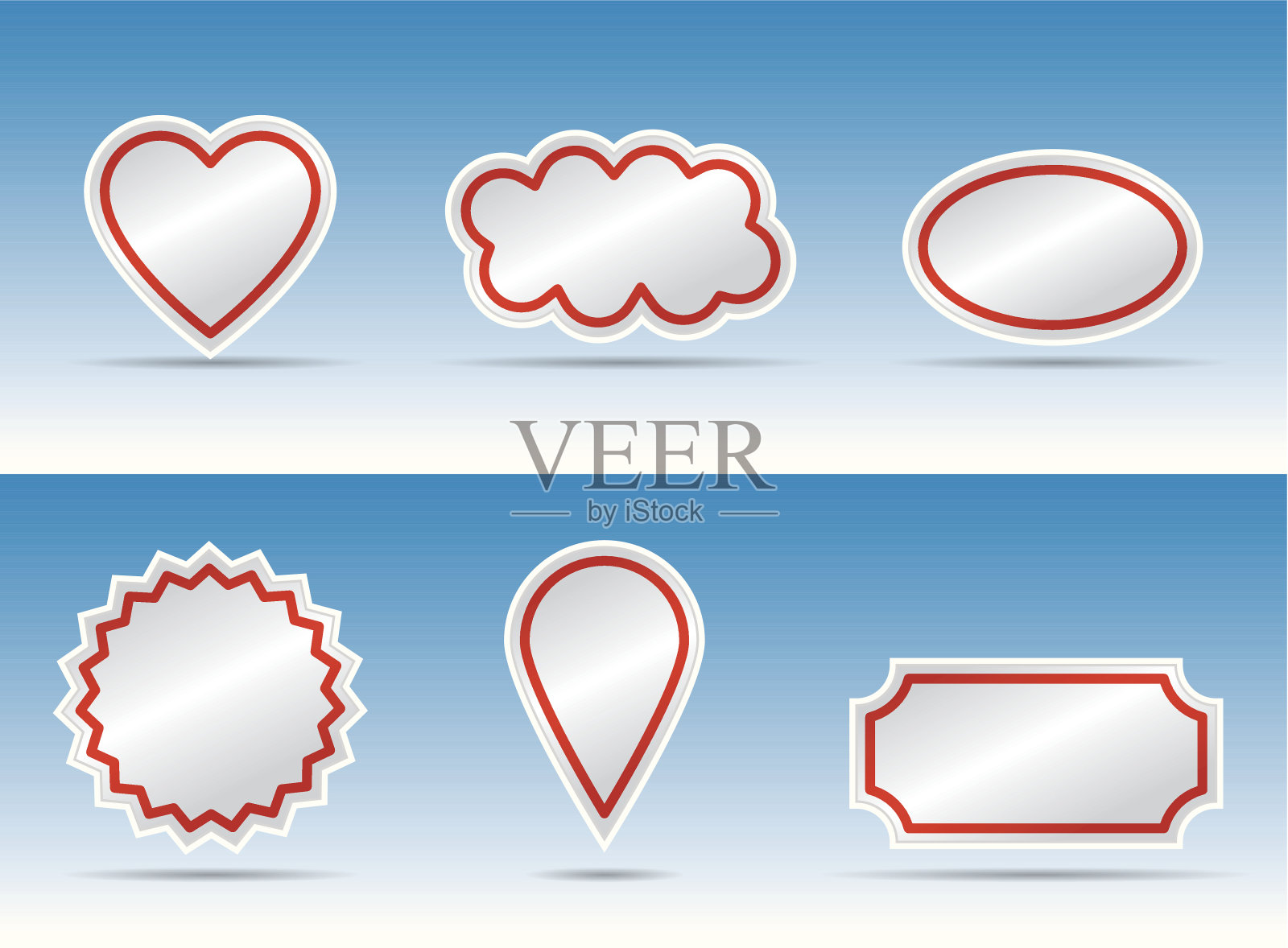 旗帜的颜色变化插画图片素材