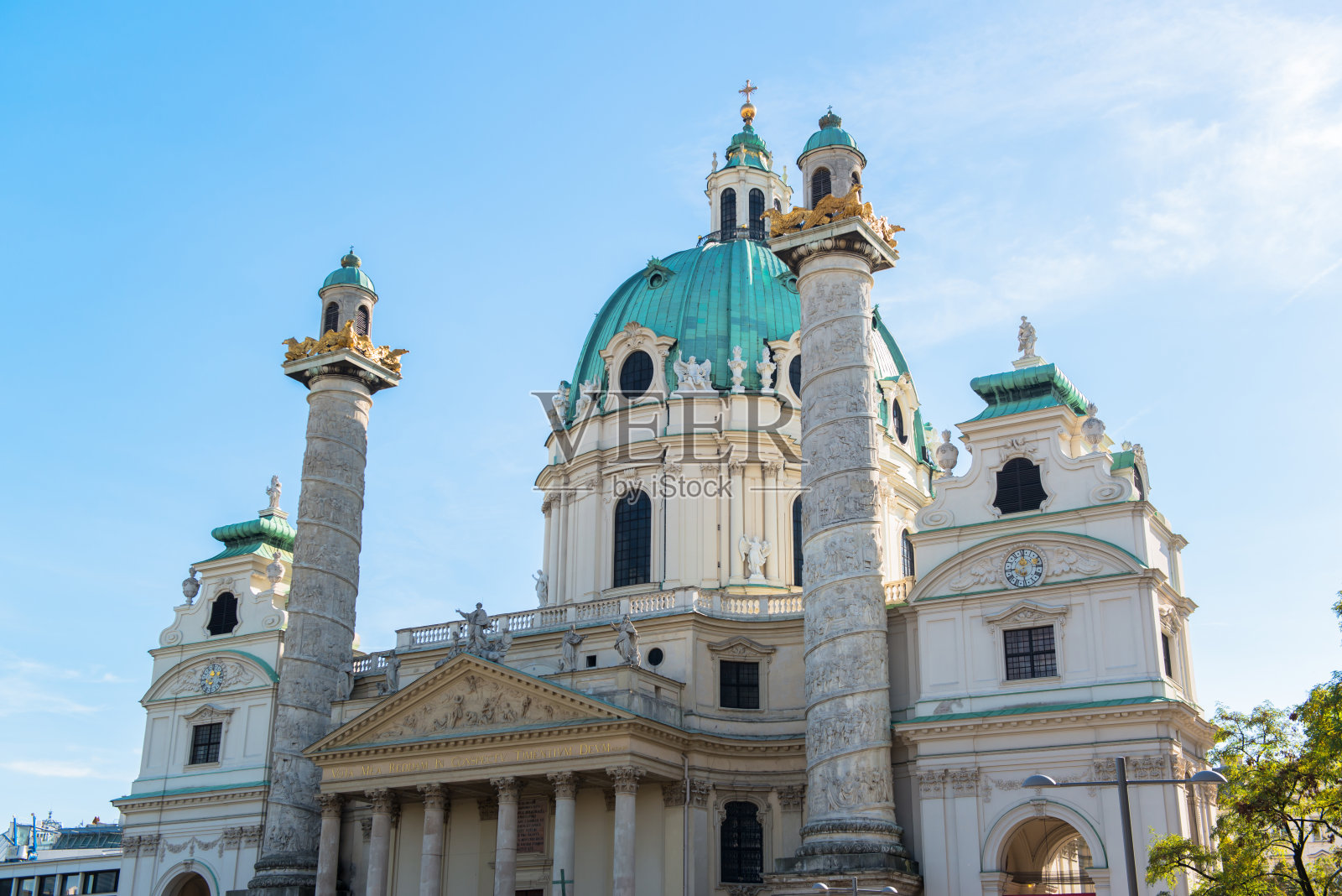 位于奥地利维也纳中部的一座古老建筑照片摄影图片