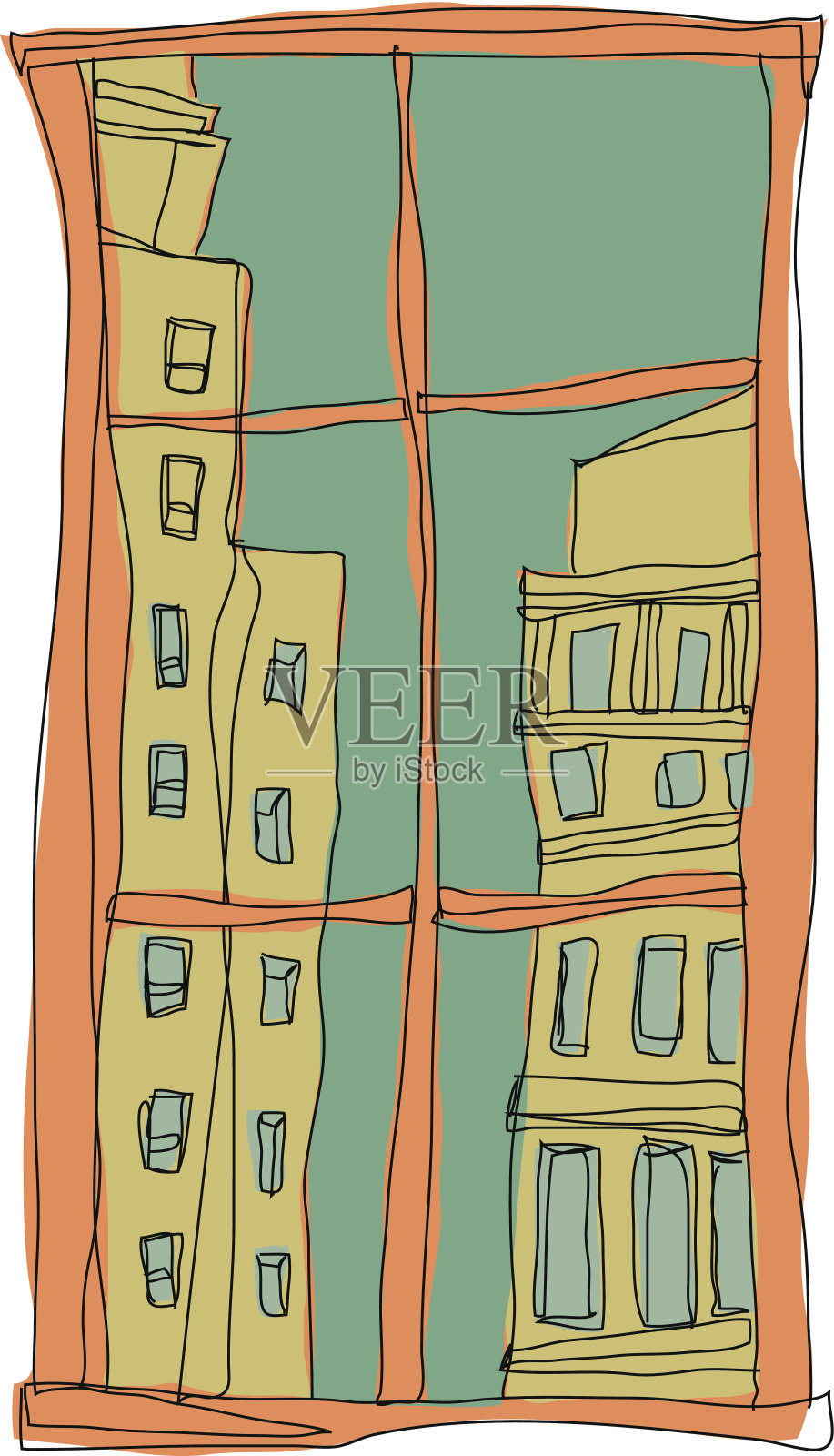 视图的窗口设计元素图片