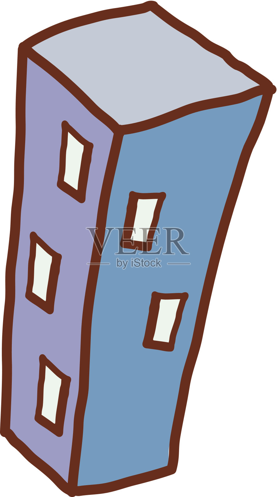 建设站在插画图片素材