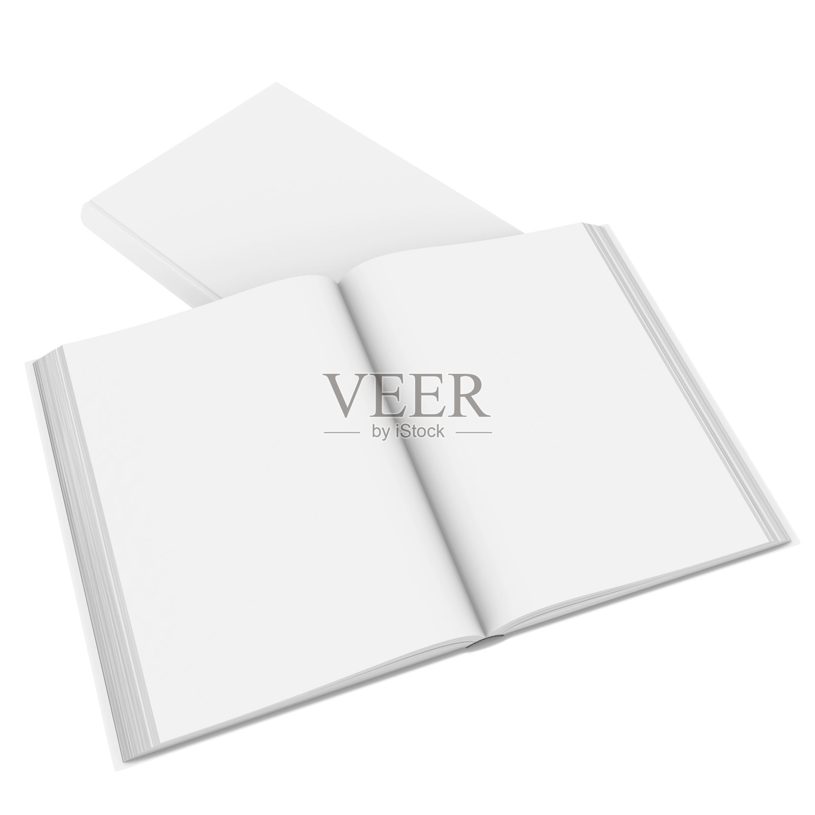 白色的书照片摄影图片