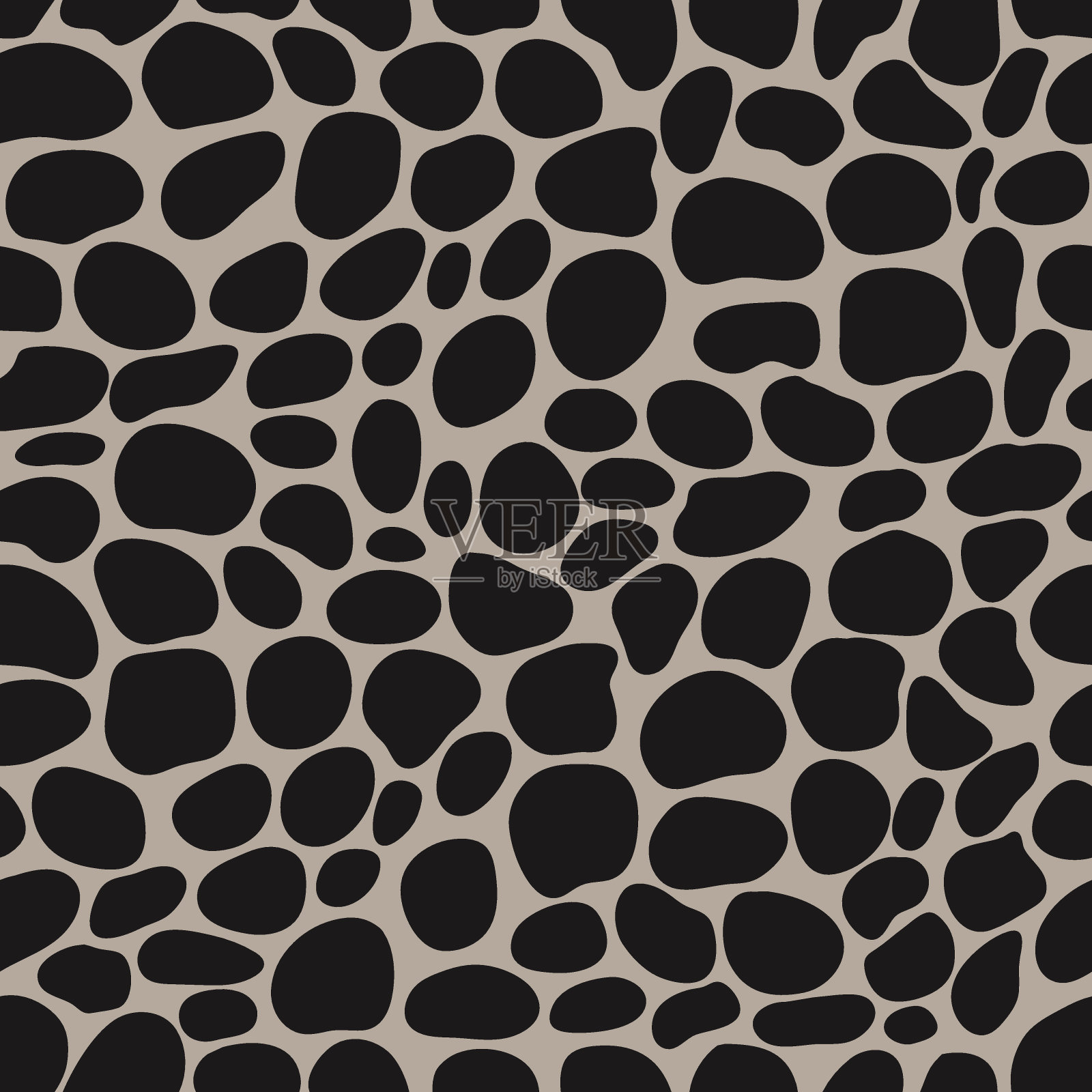 抽象动物印花无缝图案插画图片素材