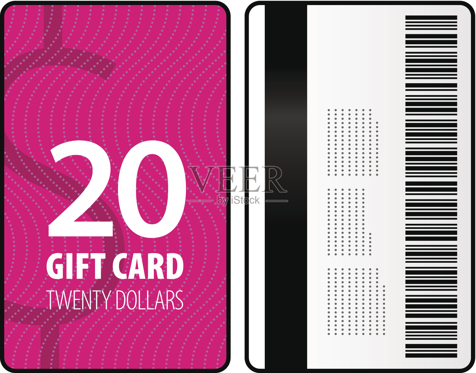 礼品卡设计模板素材