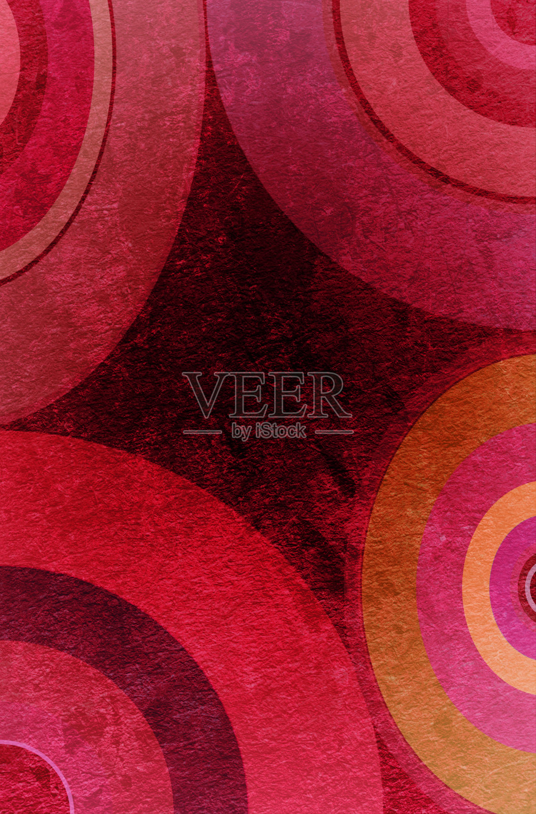 抽象的弯曲的乐队插画图片素材