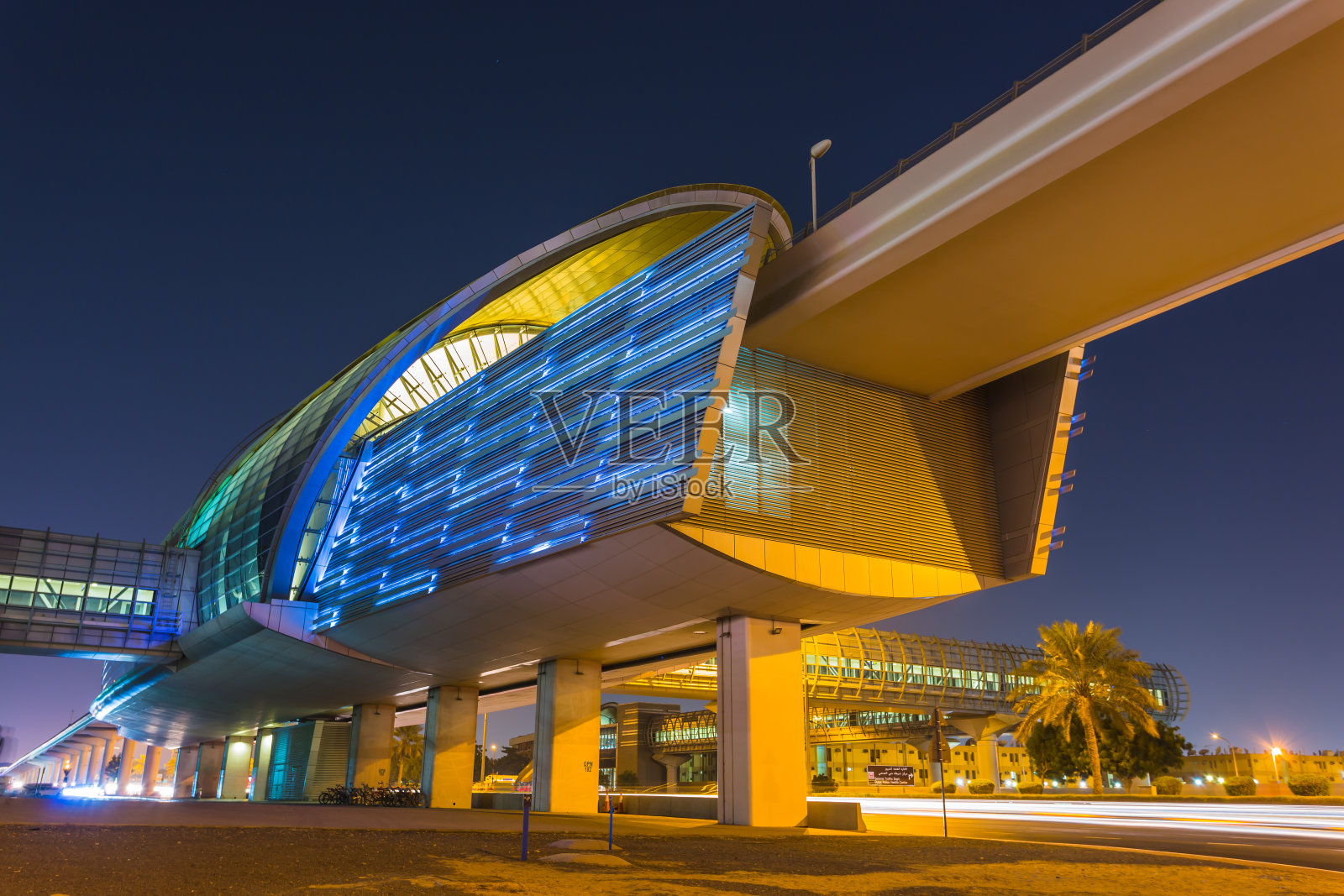 迪拜地铁照片摄影图片