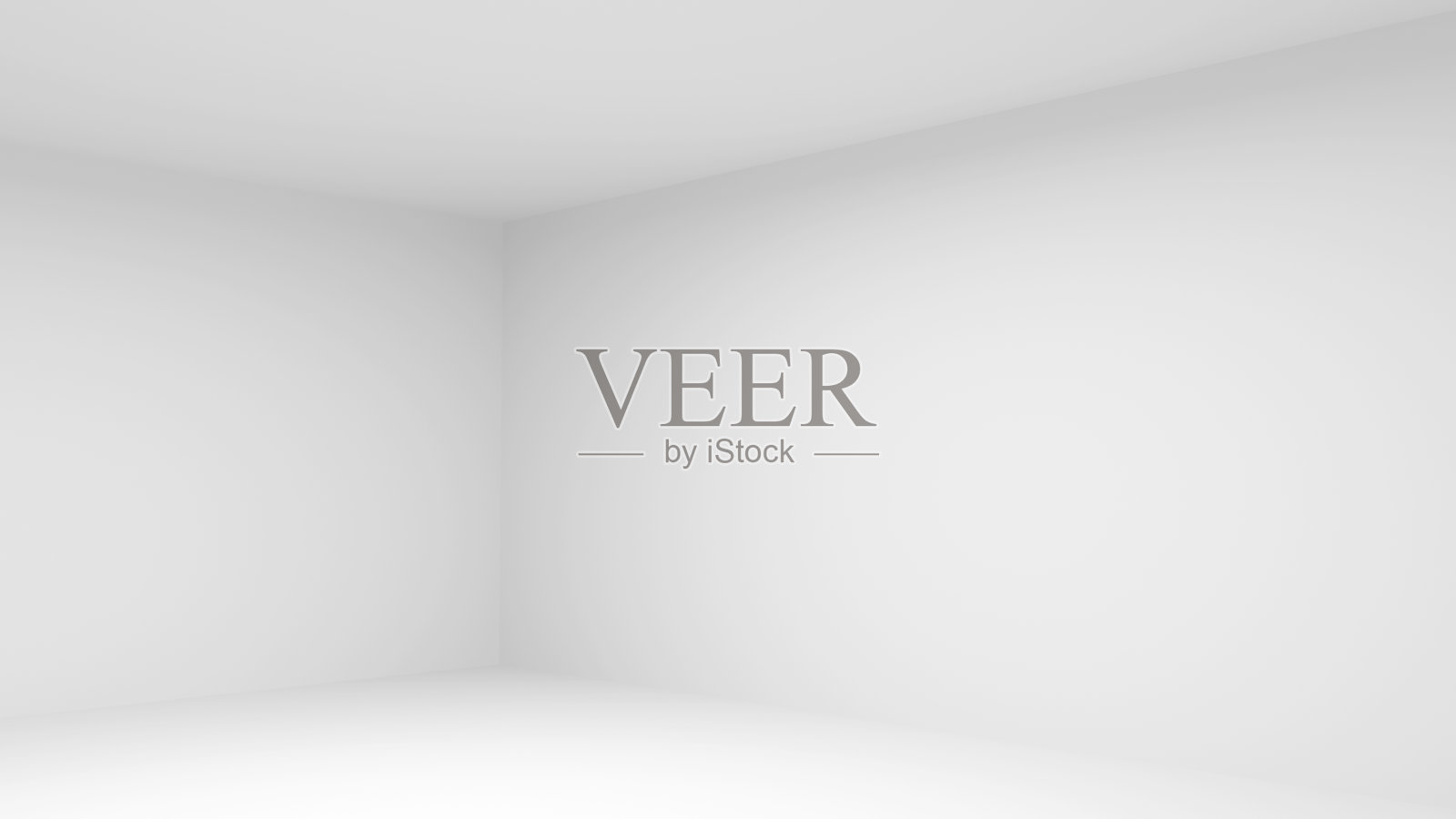 抽象空白色房间内部。3 d渲染图照片摄影图片