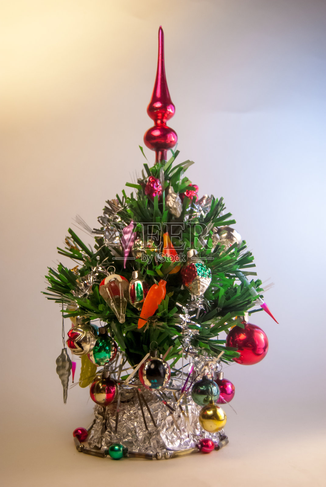 圣诞树装饰照片摄影图片